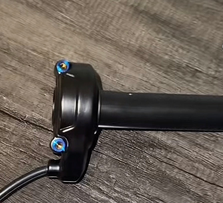 surron throttle titanium bolts