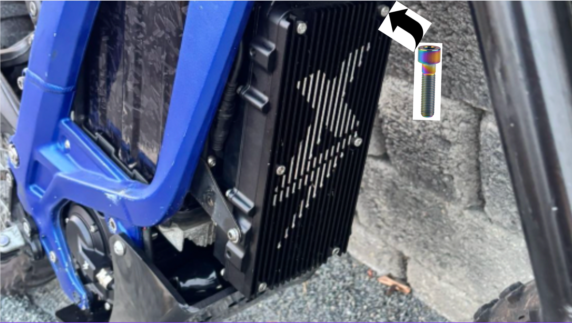 surron lbx/lbs controller titanium bolts